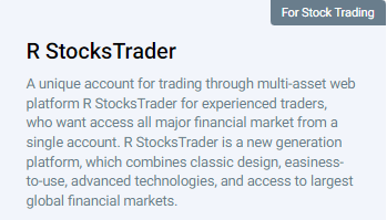 RoboMarkets R StocksTrader account