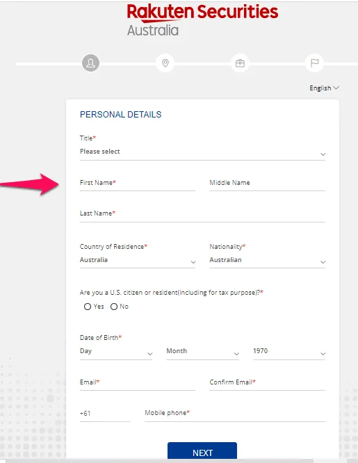Rakuten open new account