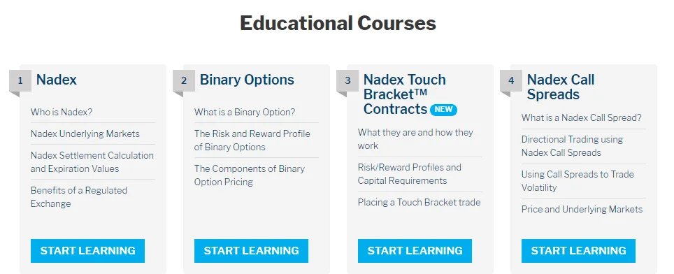 educatin nadex