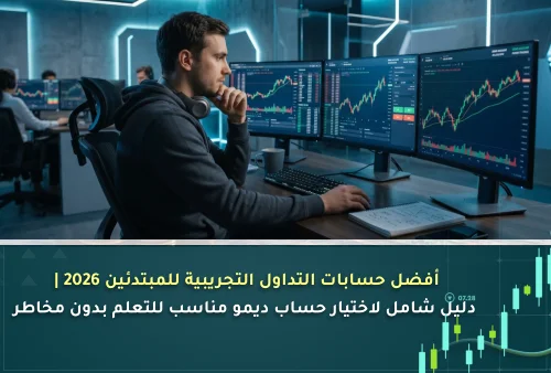 أفضل حسابات التداول التجريبية للمبتدئين 2026- دليل شامل لاختيار حساب ديمو مناسب للتعلم بدون مخاطر