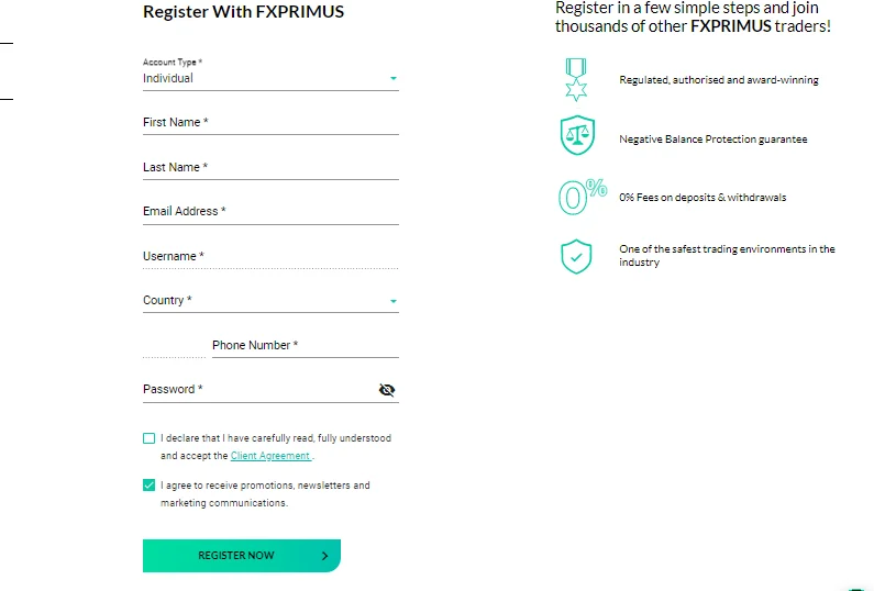fxprimus open Account (2)