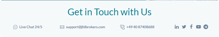 JFD Brokers support