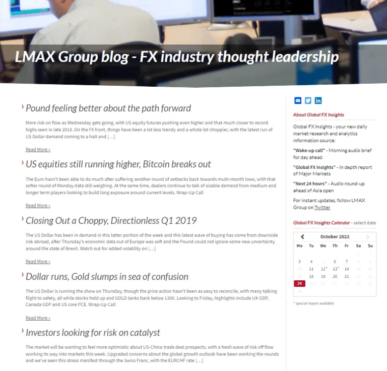 LMAX exchange customer support
