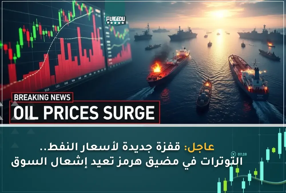 عاجل قفزة جديدة لأسعار النفط.. التوترات في مضيق هرمز تعيد إشعال السوق -