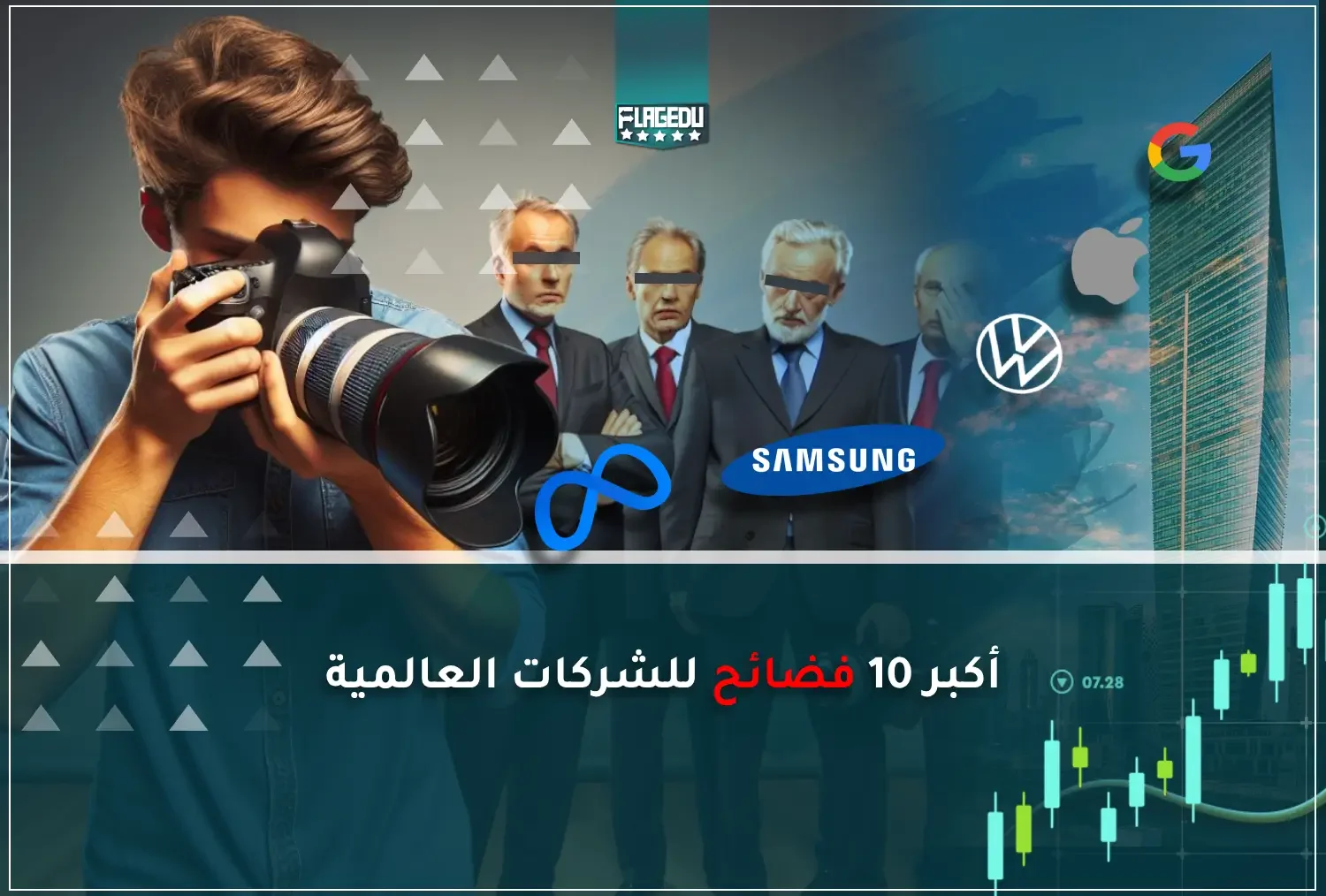أكبر 10 فضائح للشركات العالمية