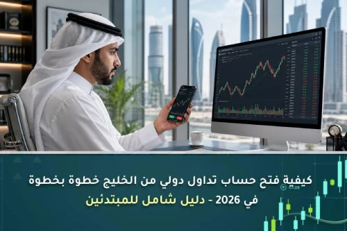 كيفية فتح حساب تداول دولي من الخليج خطوة بخطوة