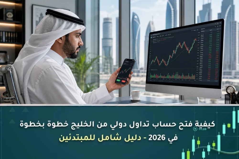 كيفية فتح حساب تداول دولي من الخليج خطوة بخطوة في 2026 -