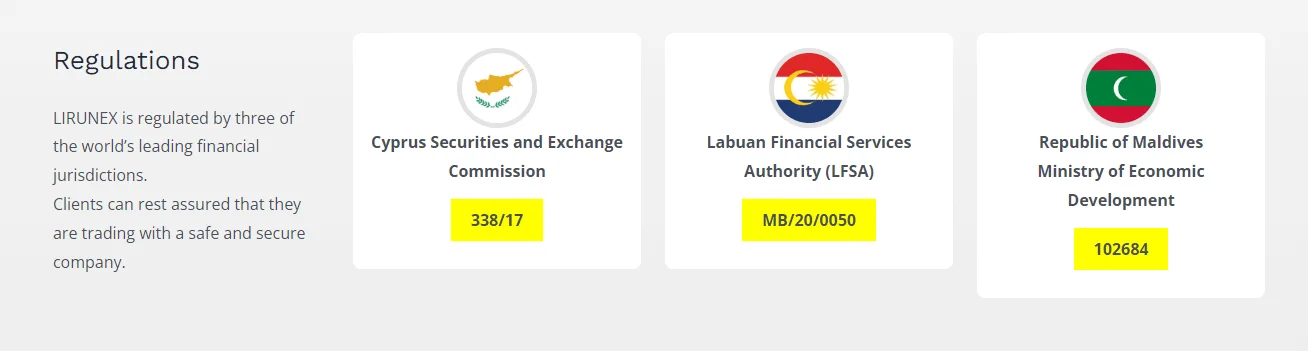 lirunex Licenses