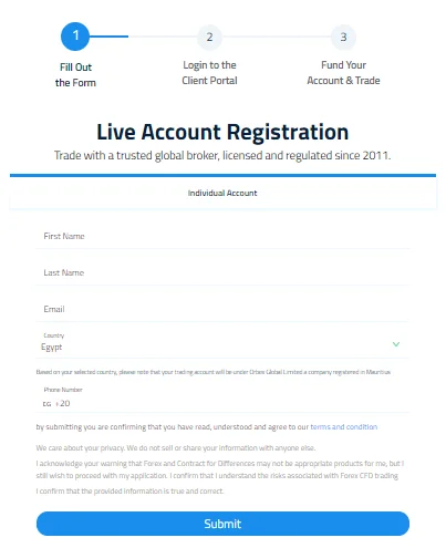live account
